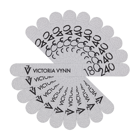 Pilnik do paznokci prosty 180/240 pakowany po 10szt VICTORIA VYNN