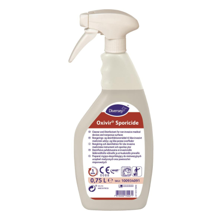 Oxivir Sporicide Pianka do dezynfekcji powierzchni DIVERSEY 750 ml