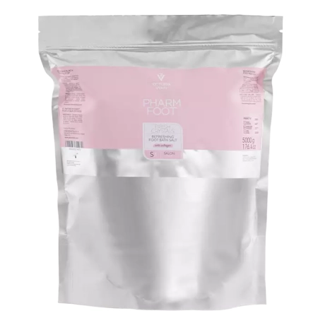 Sól odświeżająca do kąpieli stóp z kolagenem Fresh Crystals 5000g PHARM FOOT