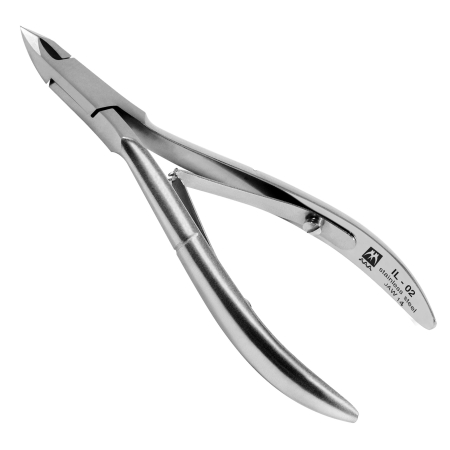 Profesjonalne cążki do skórek wykonane ze stali INOX długość ostrza 4mm IL-02 JAW12 AAA
