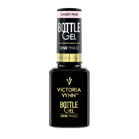Bottle Gel jednofazowy żel w pędzelku CANDY PINK 15 ml VICTORIA VYNN