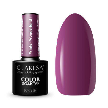 Lakier hybrydowy WINTER WONDERLAND 1 / 5g (124) CLARESA