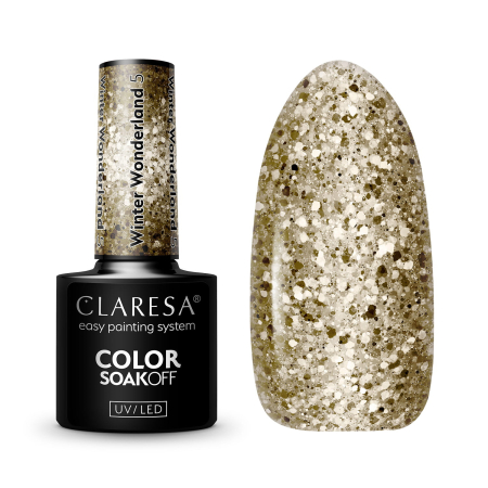 Lakier hybrydowy WINTER WONDERLAND 5 / 5g (128) CLARESA