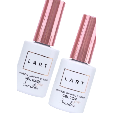 DIP Top + Baza Sensitive do profesjonalnego manicure tytanowy Dipping System 15 ml LART PRO