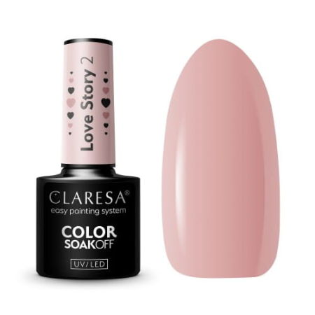 Lakier hybrydowy LOVE STORY 2 / 5g (134) CLARESA