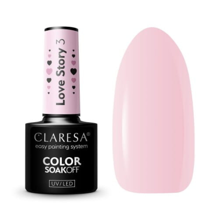 Lakier hybrydowy LOVE STORY 3 / 5g (135) CLARESA