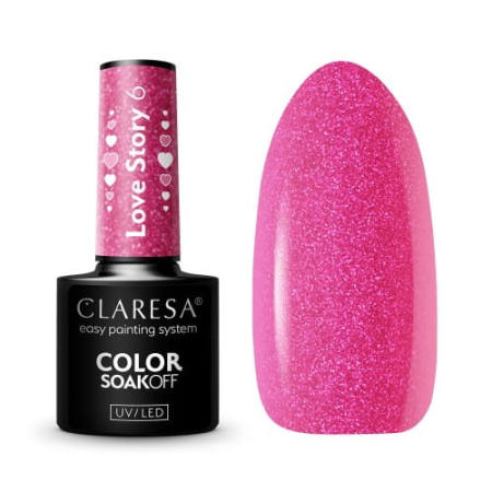 Lakier hybrydowy LOVE STORY 6 / 5g (138) CLARESA