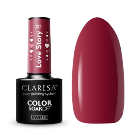 Lakier hybrydowy LOVE STORY 8 / 5g (140) CLARESA