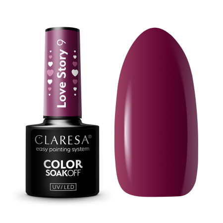 Lakier hybrydowy LOVE STORY 9 / 5g (141) CLARESA