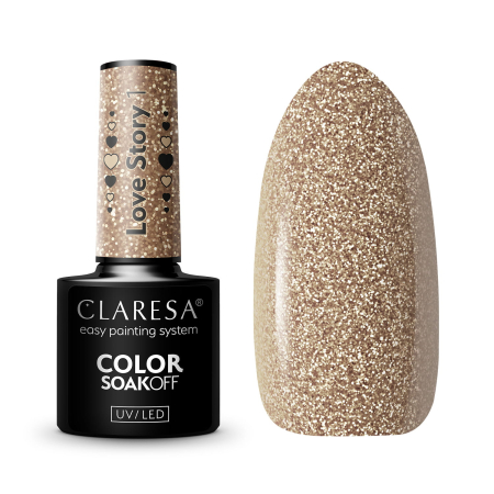Lakier hybrydowy LOVE STORY 1 / 5g (133) CLARESA