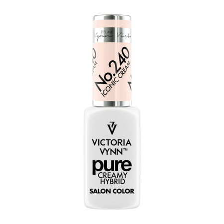 PURE Lakier hybrydowy Iconic Cream 8 ml (240) VICTORIA VYNN