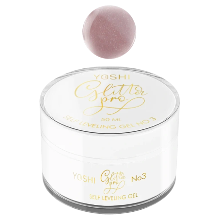 Żel budujący Glitter Pro 3 50ml YOSHI