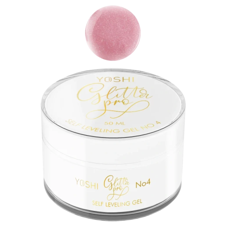 Żel budujący Glitter Pro 4 50ml YOSHI
