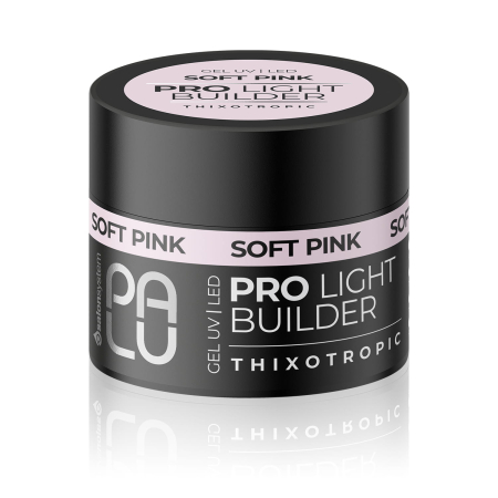 Żel budujący z tiksotropią Pro Light Builder Soft Pink 12g PALU