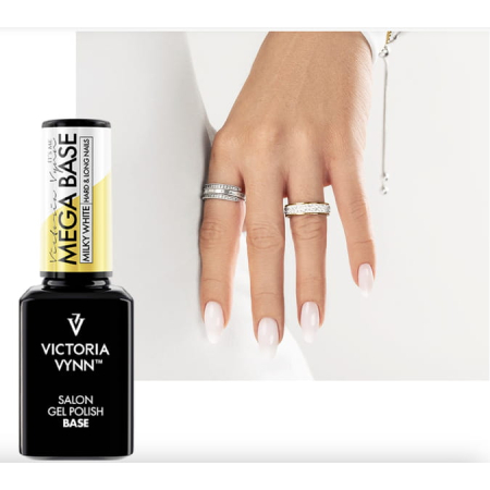 Baza hybrydowa Mega Base MILKY WHITE 15ml VICTORIA VYNN