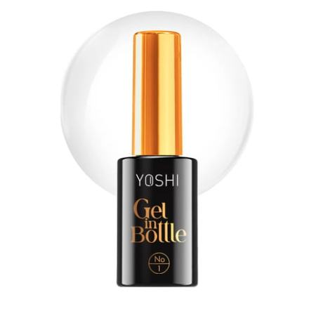 Żel w butelce w pędzelku (1) Gel in Bottle CLEAR 10ml YOSHI