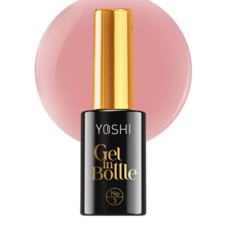 Żel w butelce w pędzelku (3) Gel in Bottle PINK 10ml YOSHI