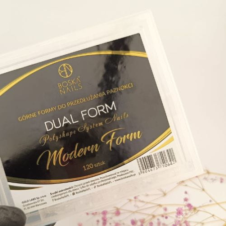 Górne formy MODERN / DUAL FORM / 120 sztuk BOSKA NAILS
