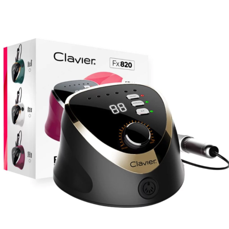 Frezarka do manicure, pedicure do paznokci 65W / 35 tyś obrotów/ FX 820 czarna CLAVIER