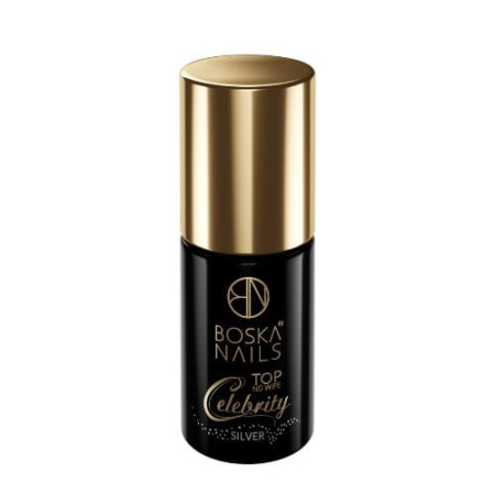 Top Celebrity Silver No Wipe 6 ml BOSKA NAILS