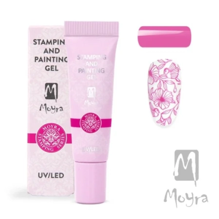 Żel do stempli i zdobień 03 Pink 7g MOYRA