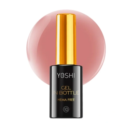 Żel w butelce w pędzelku (10) Gel in Bottle BRUDNY RÓŻ 10ml YOSHI