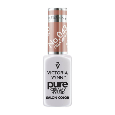 PURE lakier hybrydowy Bella Brown 8 ml (043) Victoria Vynn
