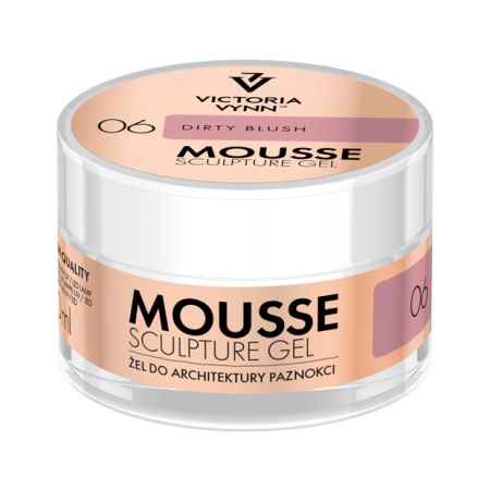 Żel budujący no.06 z tiksotropią o konsystencji MOUSSE SCULPTURE GEL Dirty Blush 50 ml Victoria Vynn