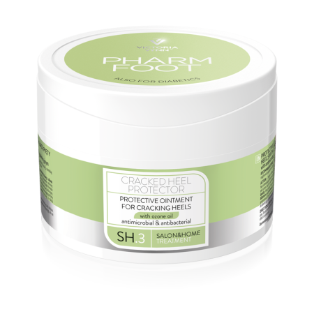 Maść ochronna na pękające pięty z oliwą ozonowaną Cracked Heel Protector 200 ml PHARM FOOT VICTORIA VYNN
