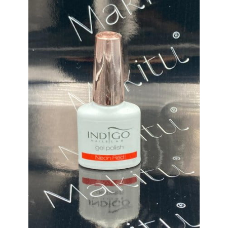 Lakier hybrydowy NEON RED Gel Polish 7 ml (319) INDIGO.