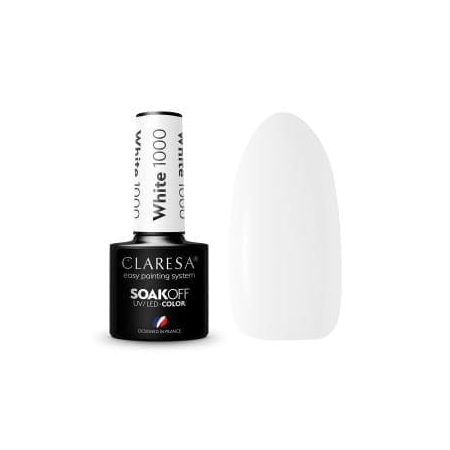 Lakier hybrydowy WHITE 1000 / 5g (74) CLARESA