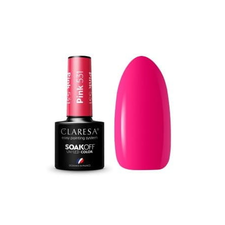 Lakier hybrydowy PINK 531 / 5g (63) CLARESA