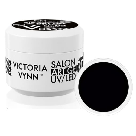 Żel dekoracyjny kolor Creamy Black 5 ml (002) Victoria Vynn